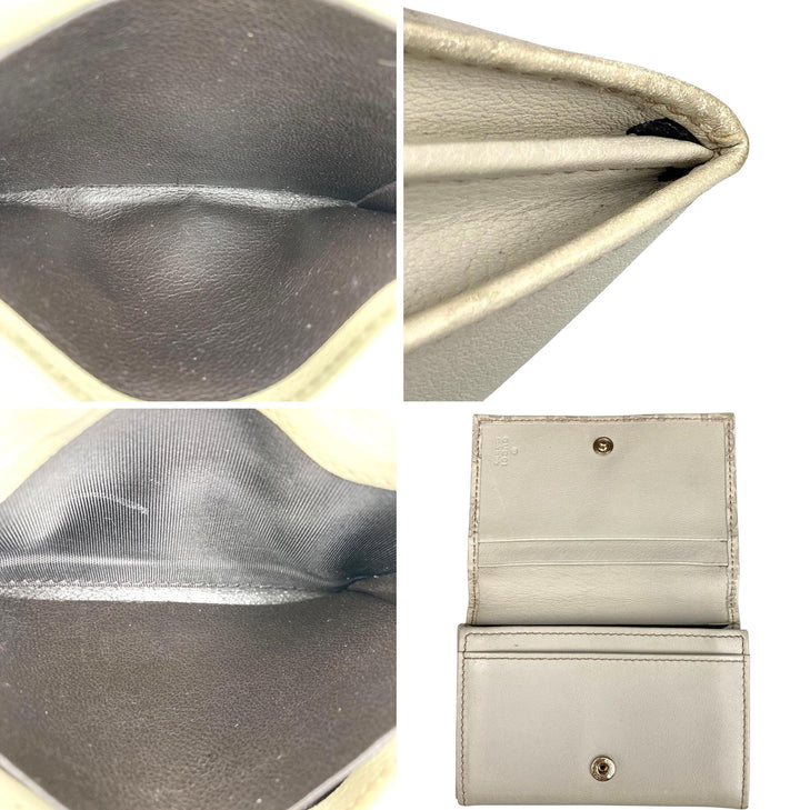 White Sima Compact Wallet