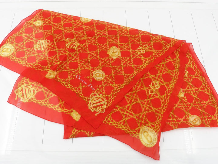 Red Silk Scarf