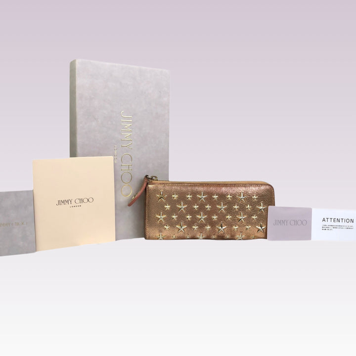 Golden Zippy Wallet