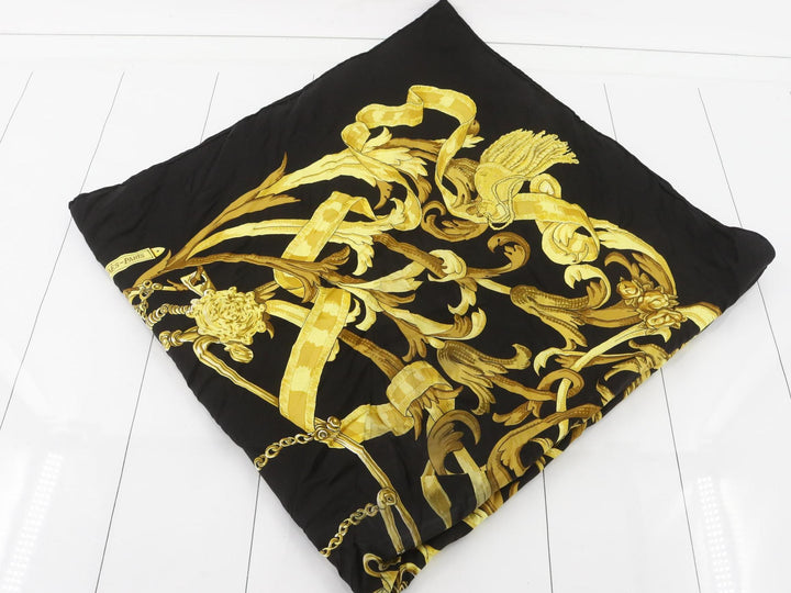 Black Silk Scarf