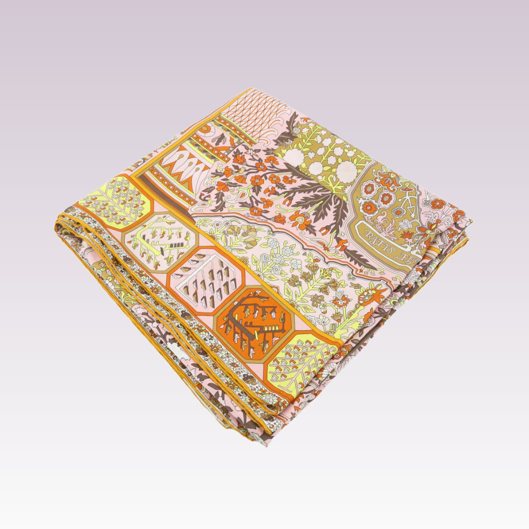 Yellow Silk Scarf