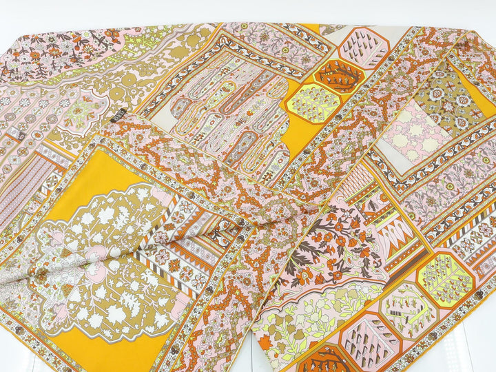 Yellow Silk Scarf