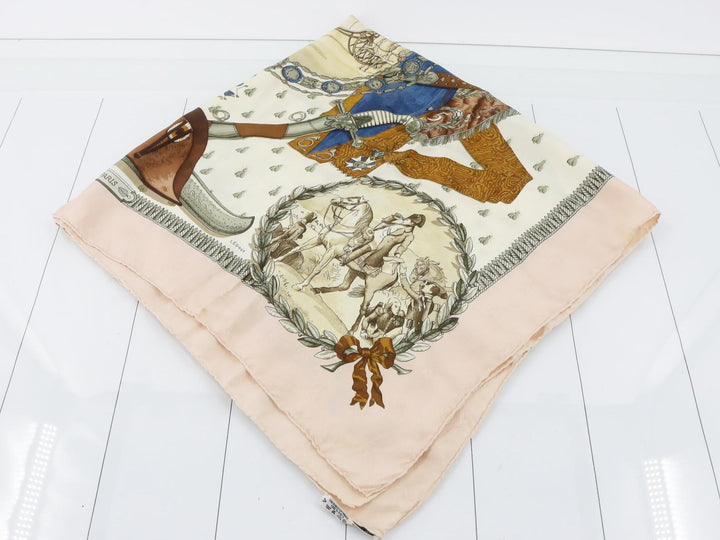 Pink Silk Scarf