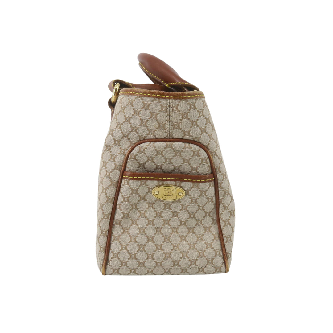 Beige Macadam Tote Bag