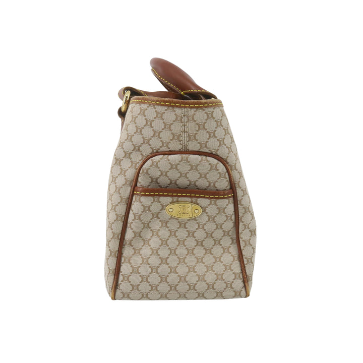 Beige Macadam Tote Bag