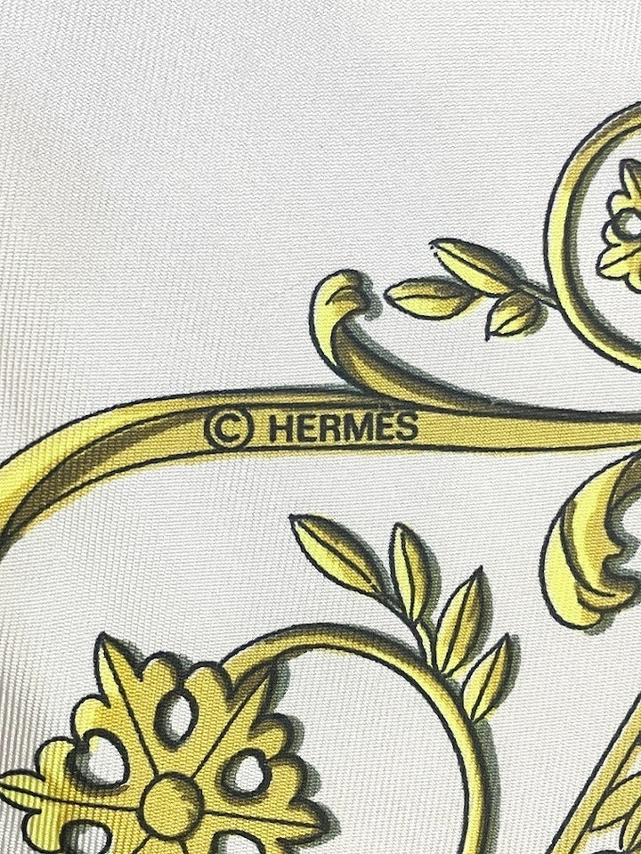 Hermes Pink Silk Scarf