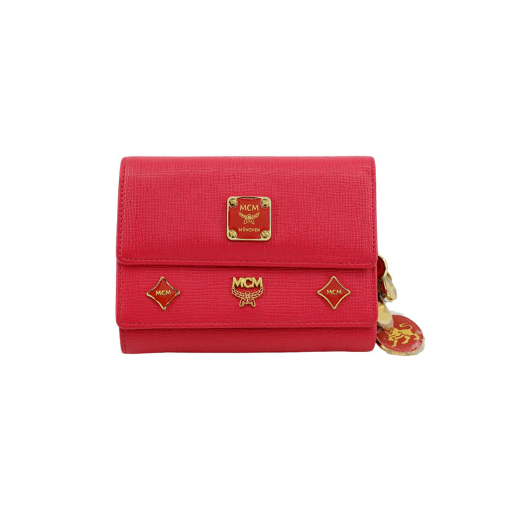 Red Tri-Fold Wallet