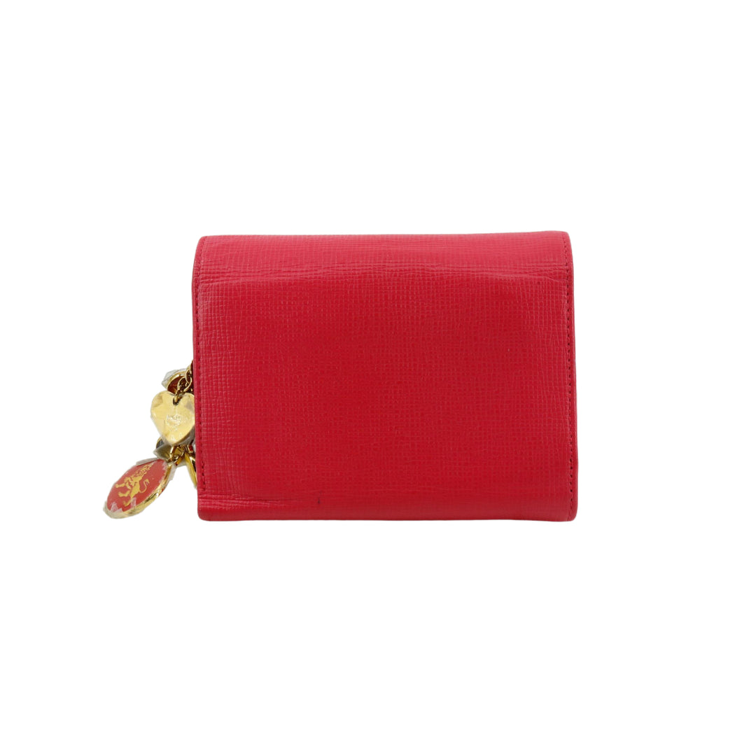 Red Tri-Fold Wallet