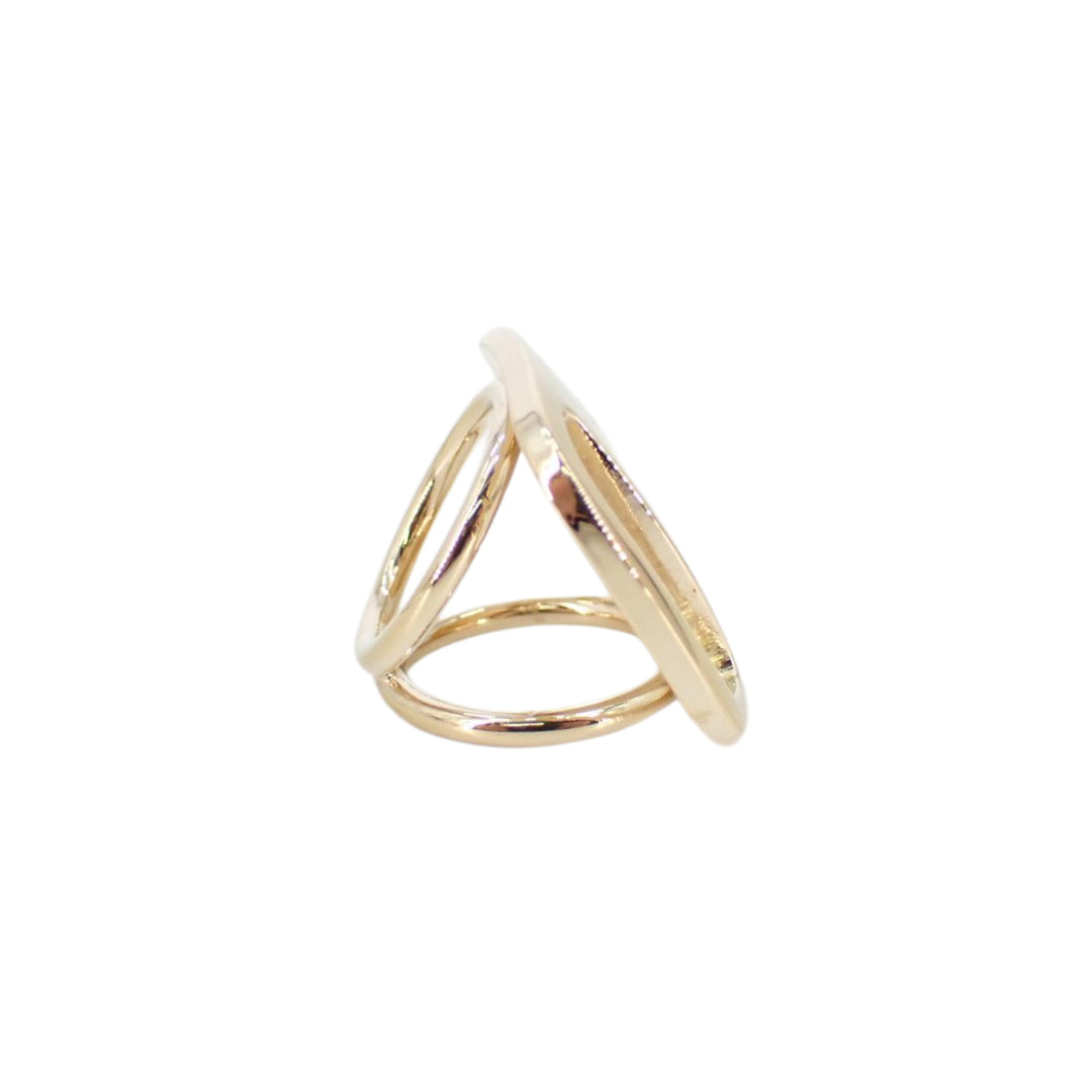 Gold Scarf Ring