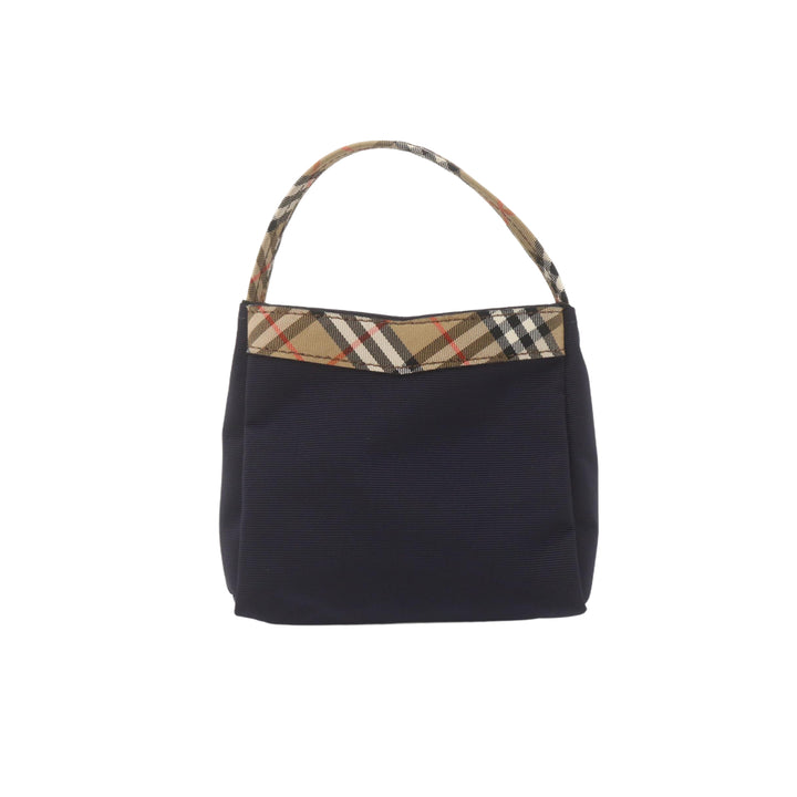 Navy Blue House Check Handbag