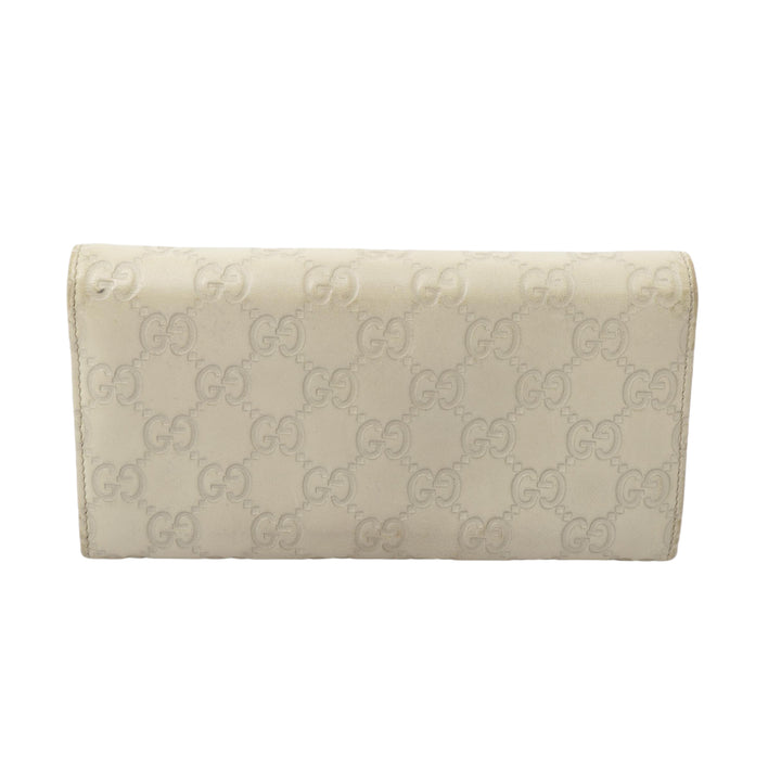 Beige Sima Long Wallet