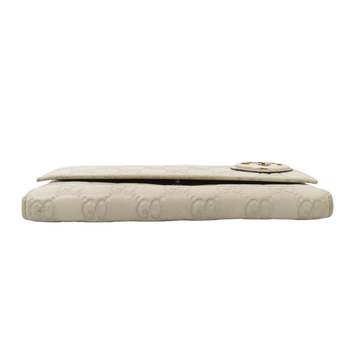 Beige Sima Long Wallet