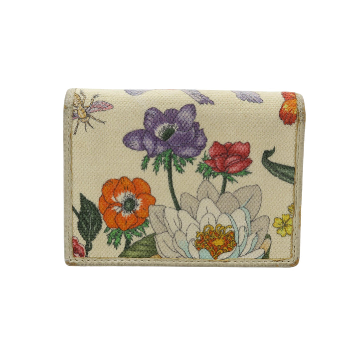 Yellow Floral Compact Wallet