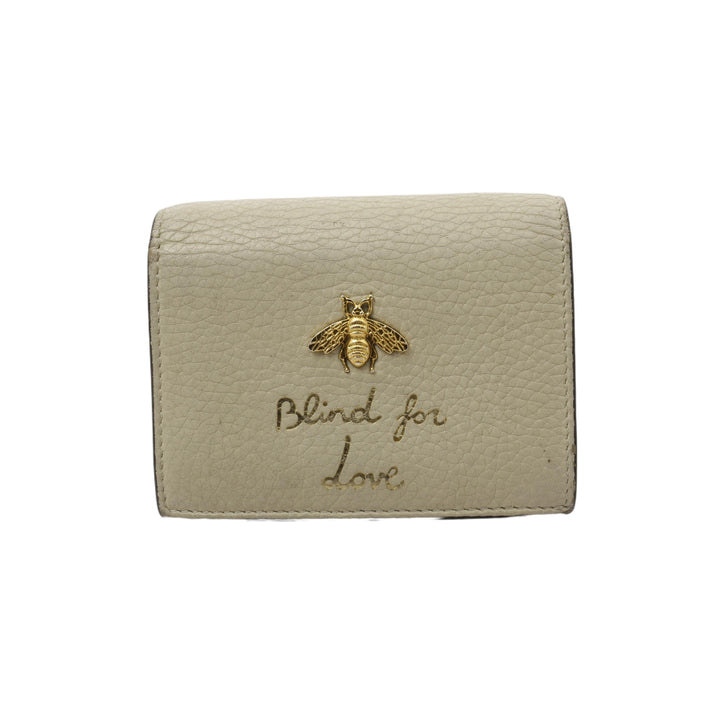White Compact Wallet