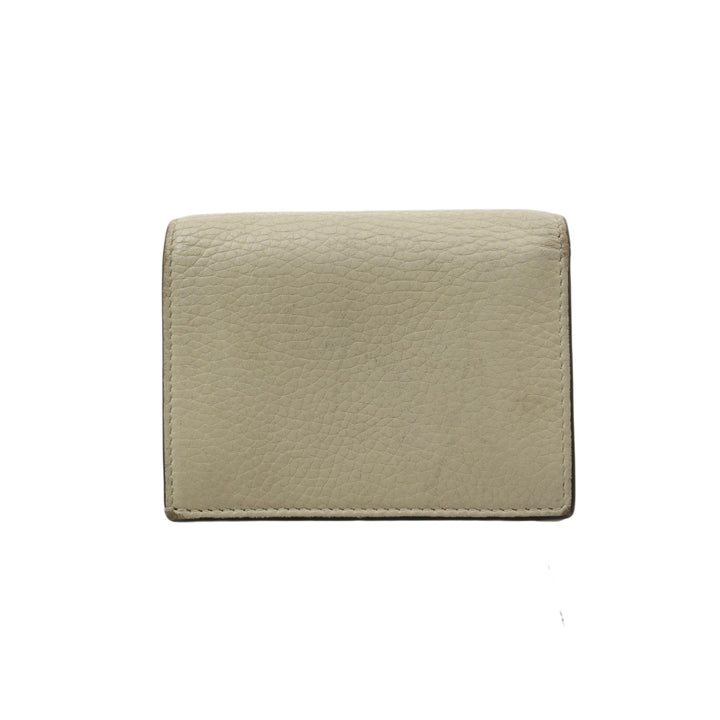 White Compact Wallet