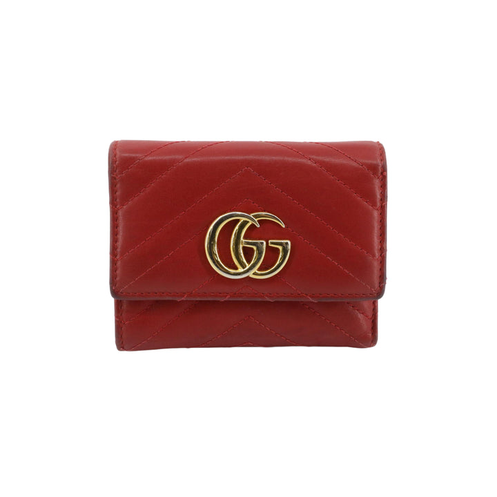 Red Tri-Fold Wallet