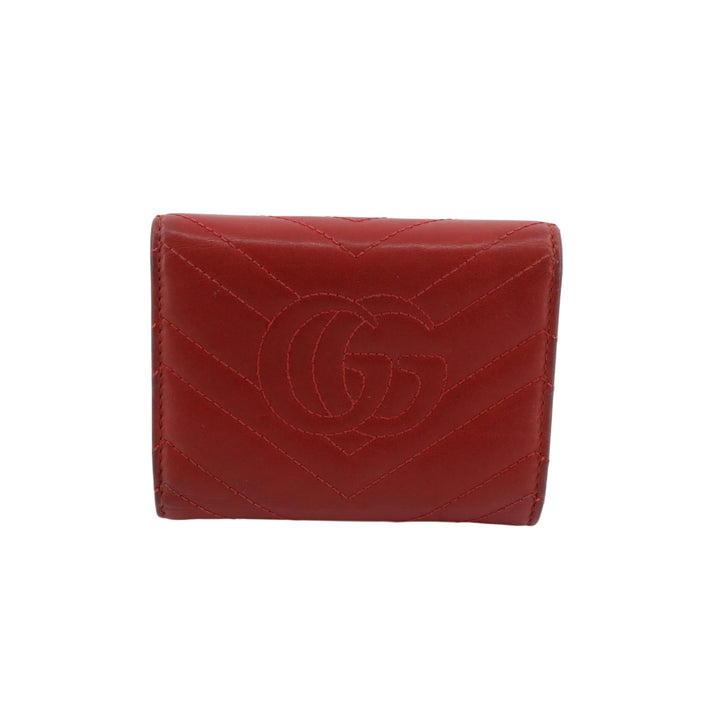 Red Tri-Fold Wallet