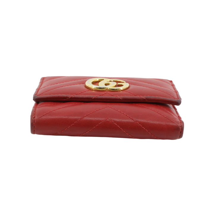 Red Tri-Fold Wallet