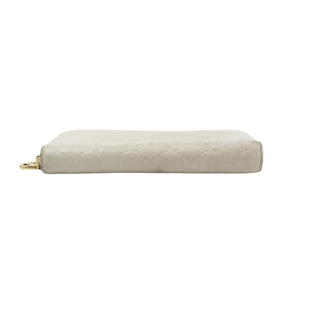 White Sima Zippy Wallet