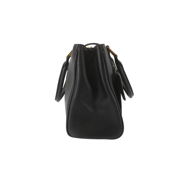 Black Visetos Tote Bag