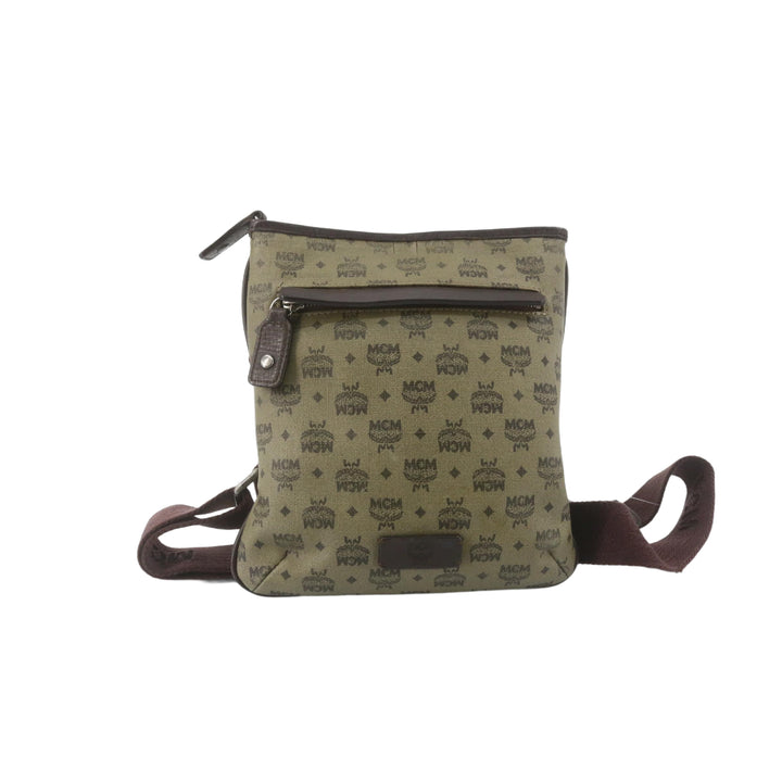 Green Visetos Shoulder Bag