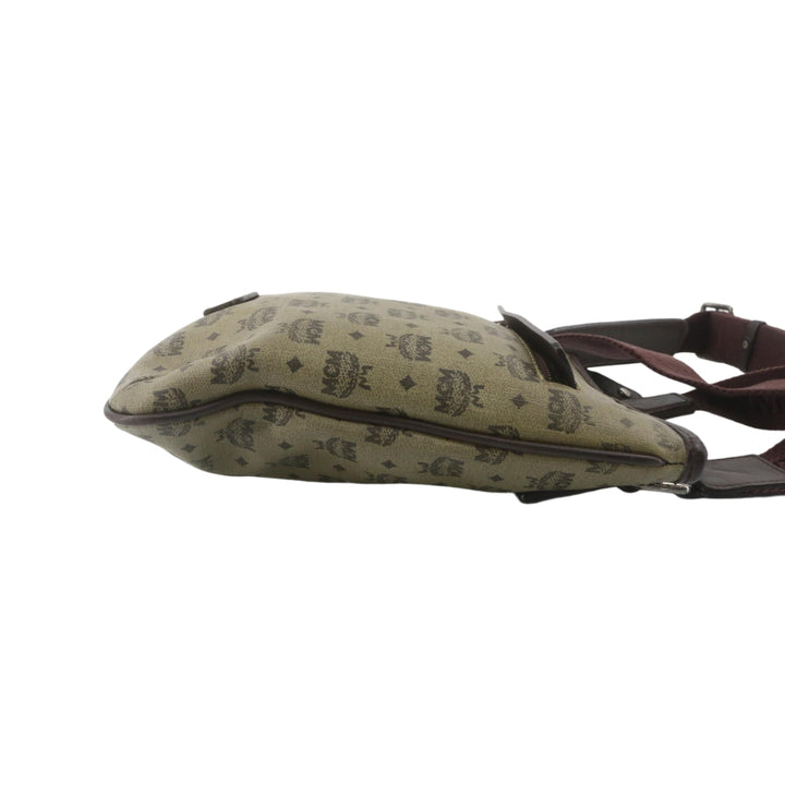 Green Visetos Shoulder Bag