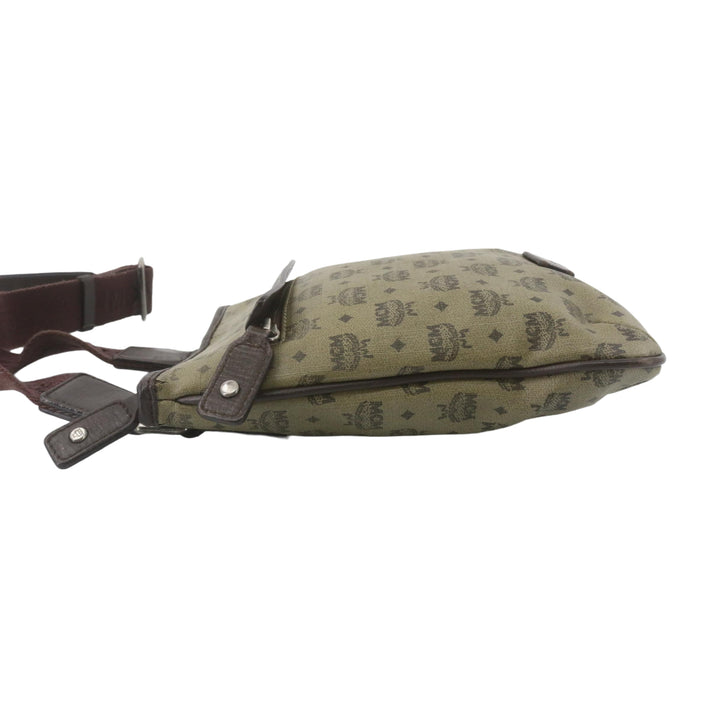 Green Visetos Shoulder Bag