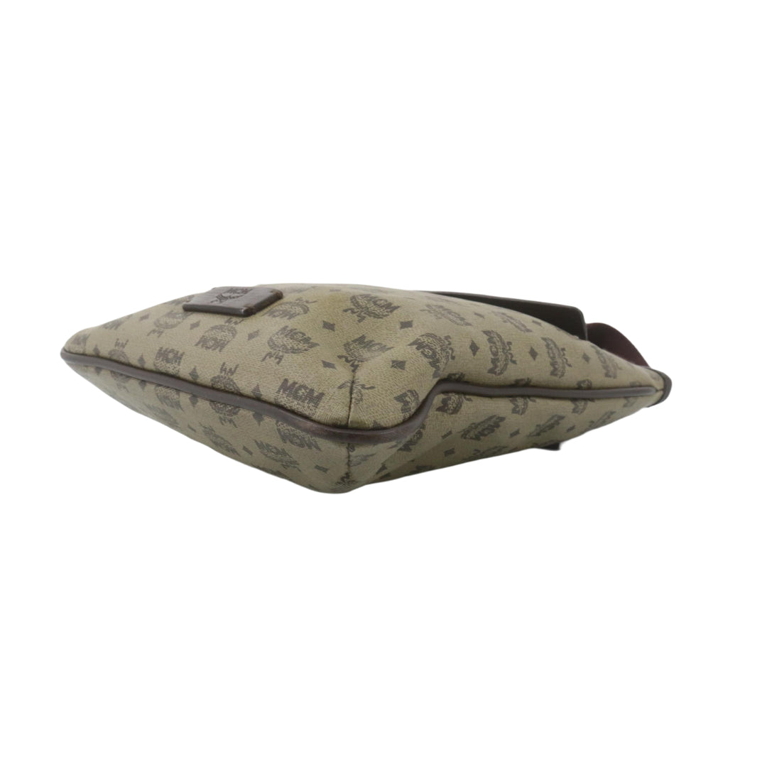 Green Visetos Shoulder Bag