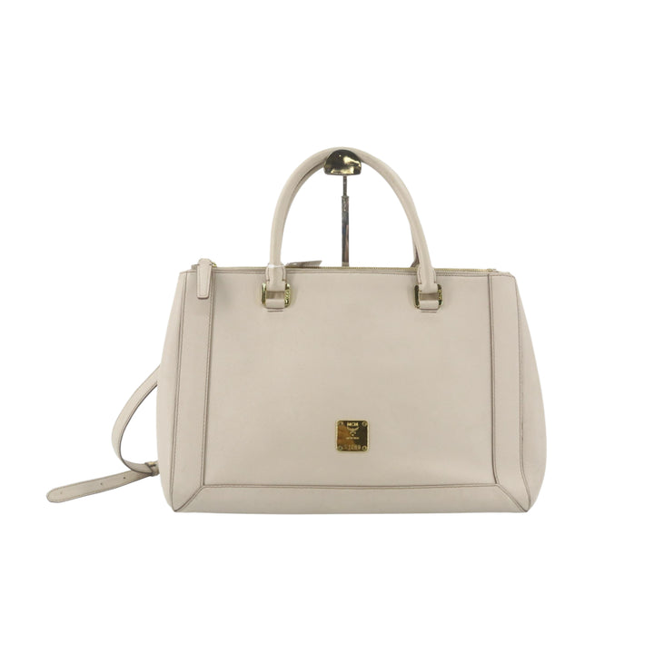 White 2 Way Shoulder Bag