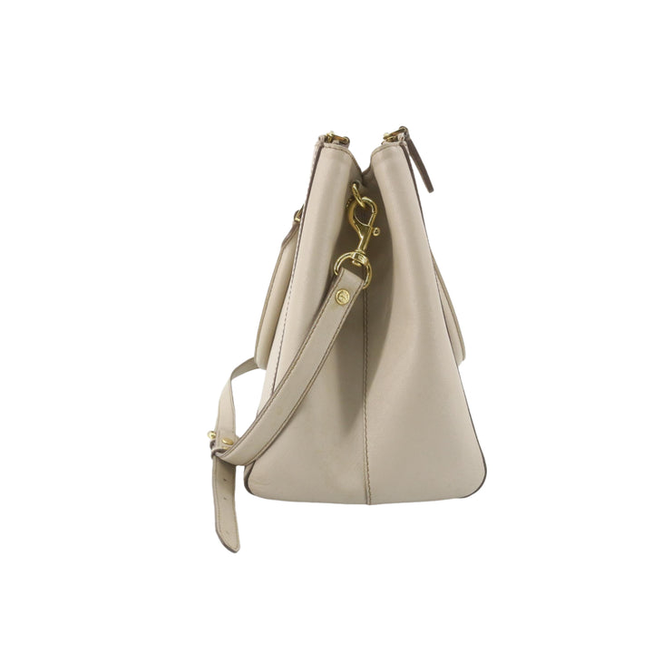 White 2 Way Shoulder Bag