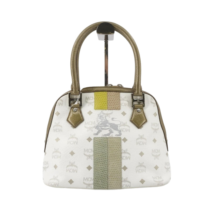 White Visetos Handbag