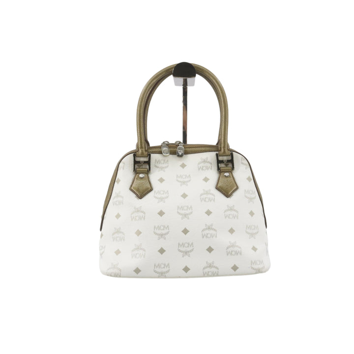 White Visetos Handbag