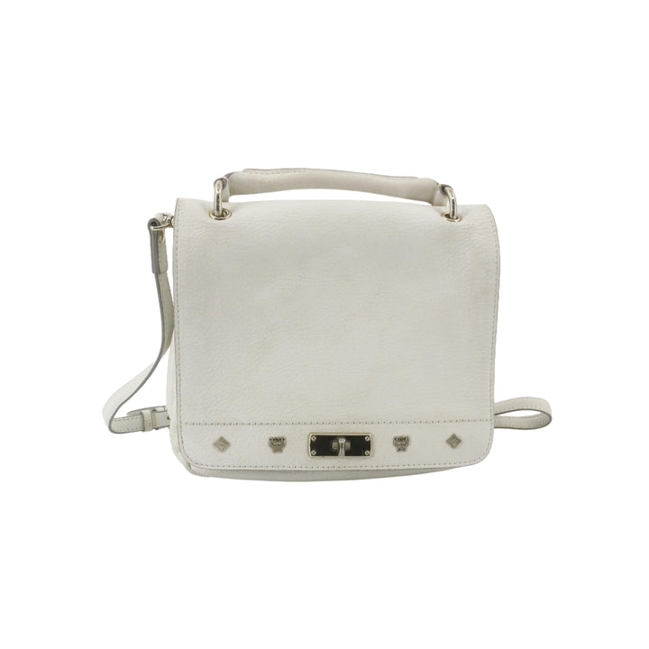 White 2 Way Shoulder Bag