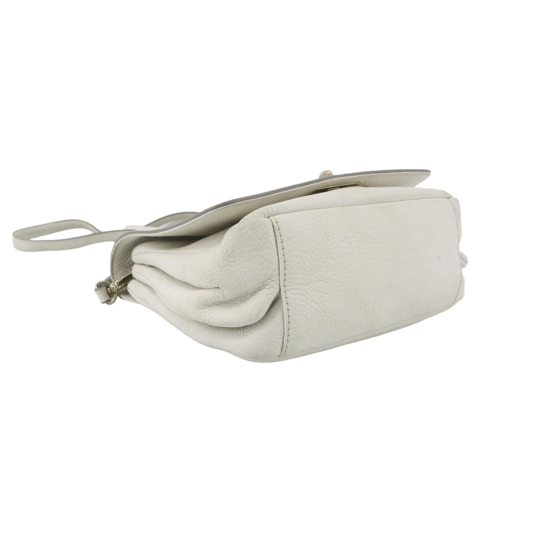 White 2 Way Shoulder Bag