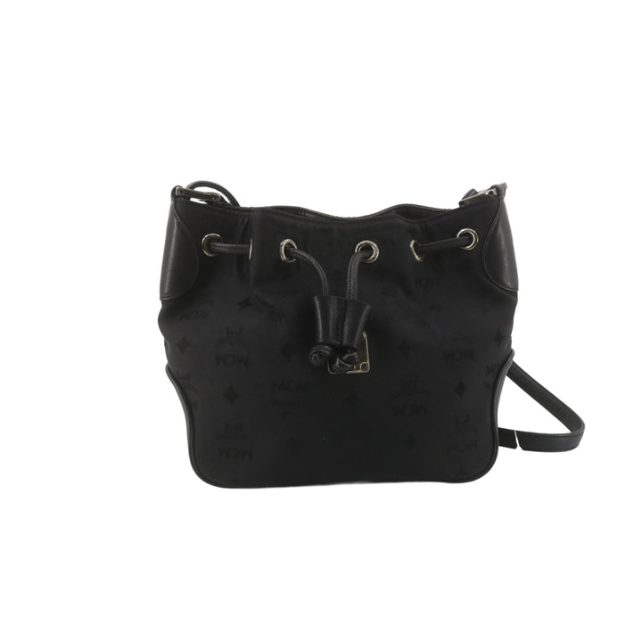 Black Visetos Shoulder Bag