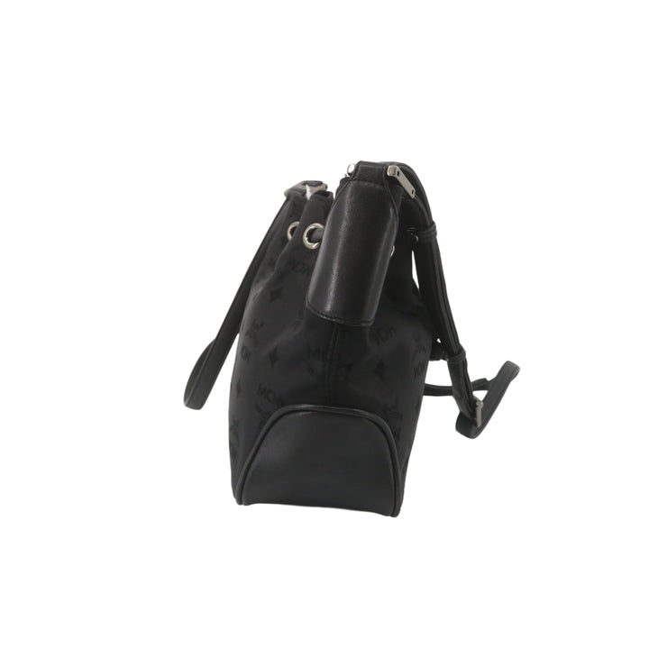 Black Visetos Shoulder Bag