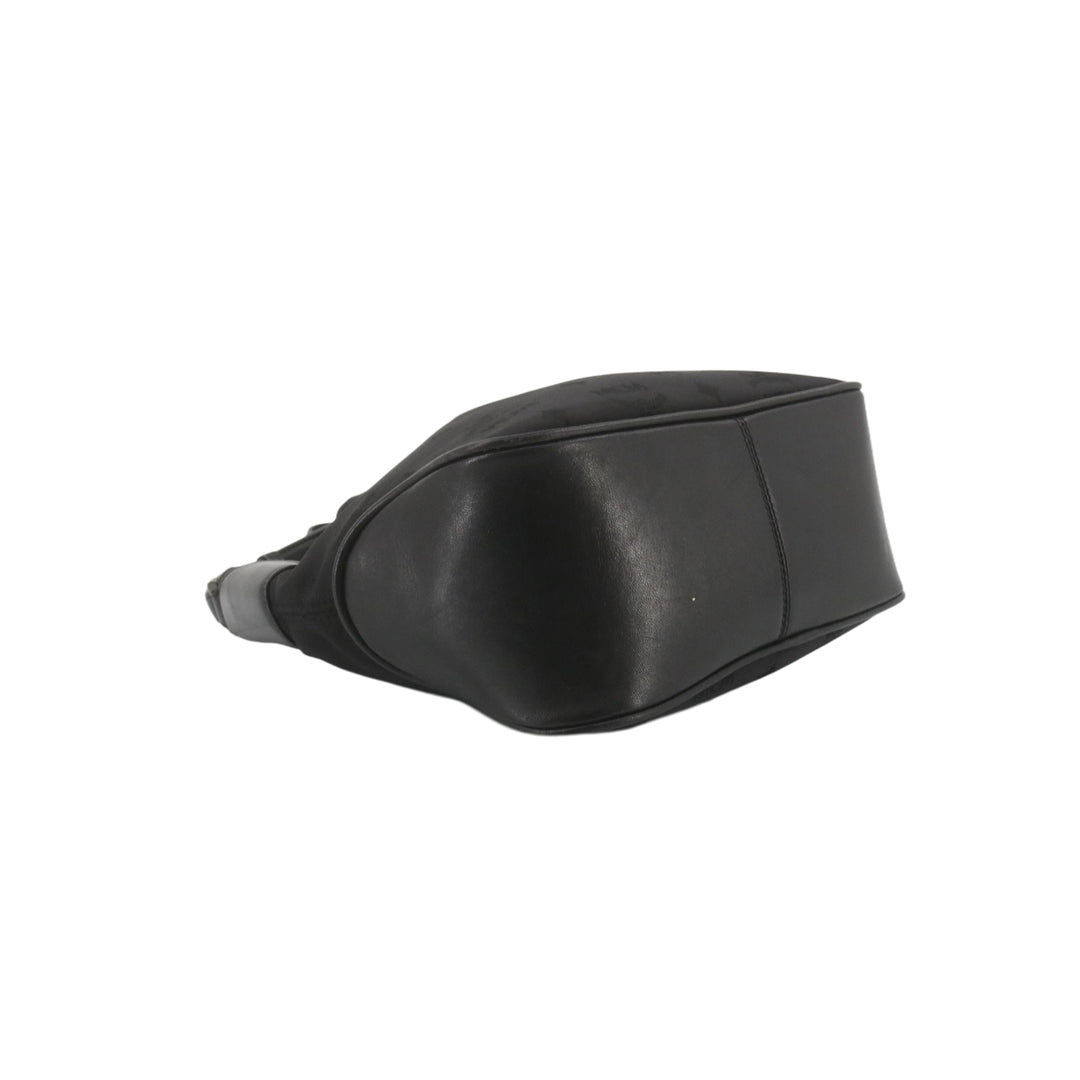 Black Visetos Shoulder Bag