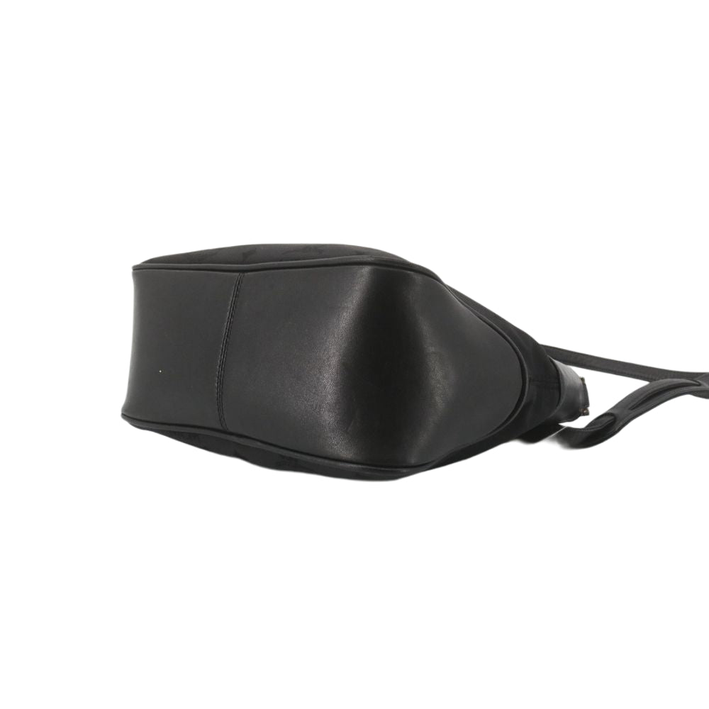 Black Visetos Shoulder Bag