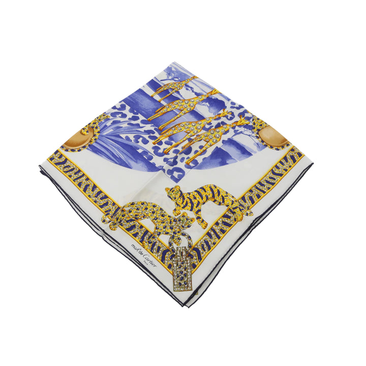 White Silk Scarf