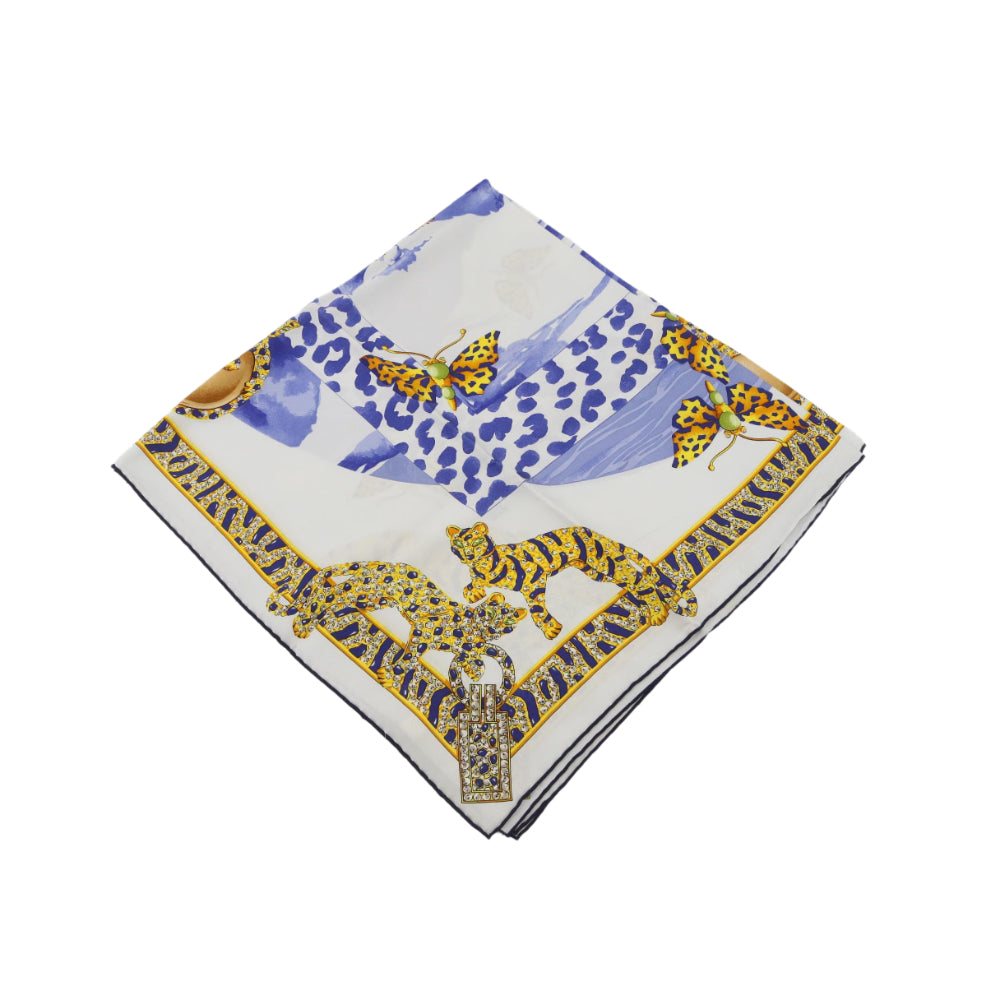 White Silk Scarf