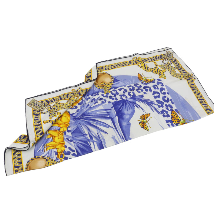 White Silk Scarf