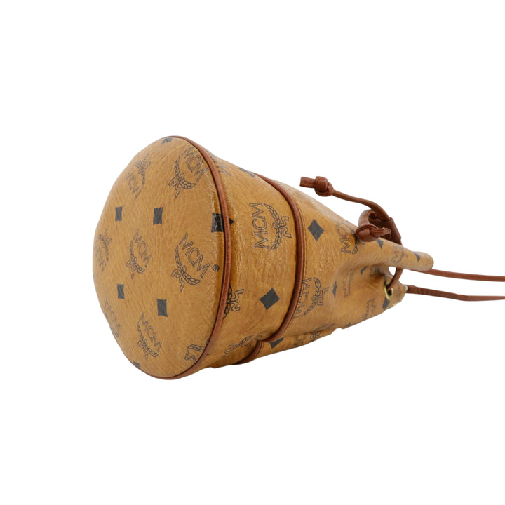 Brown Visetos Drawstring Bag