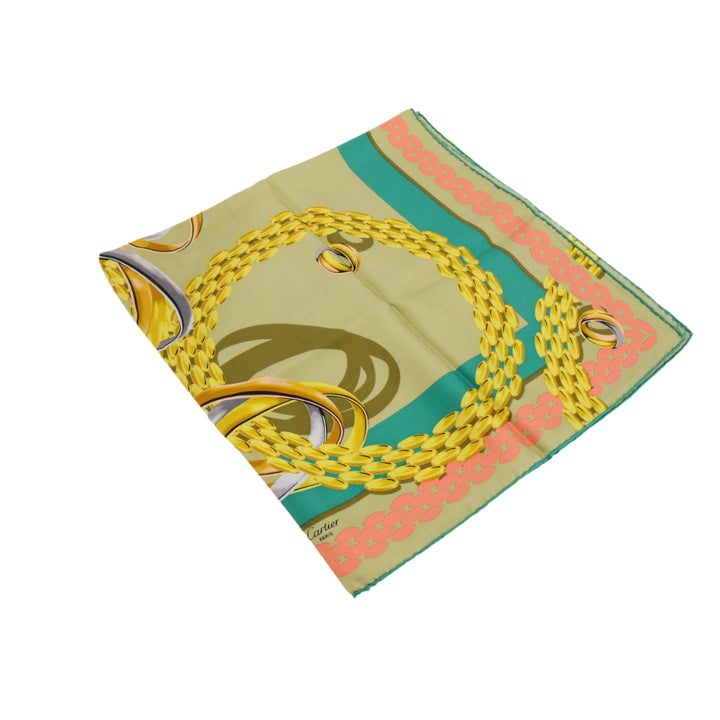 Green Silk Scarf