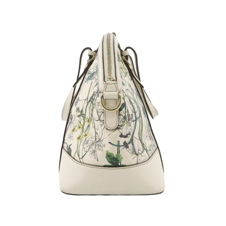 White Floral Tote Bag