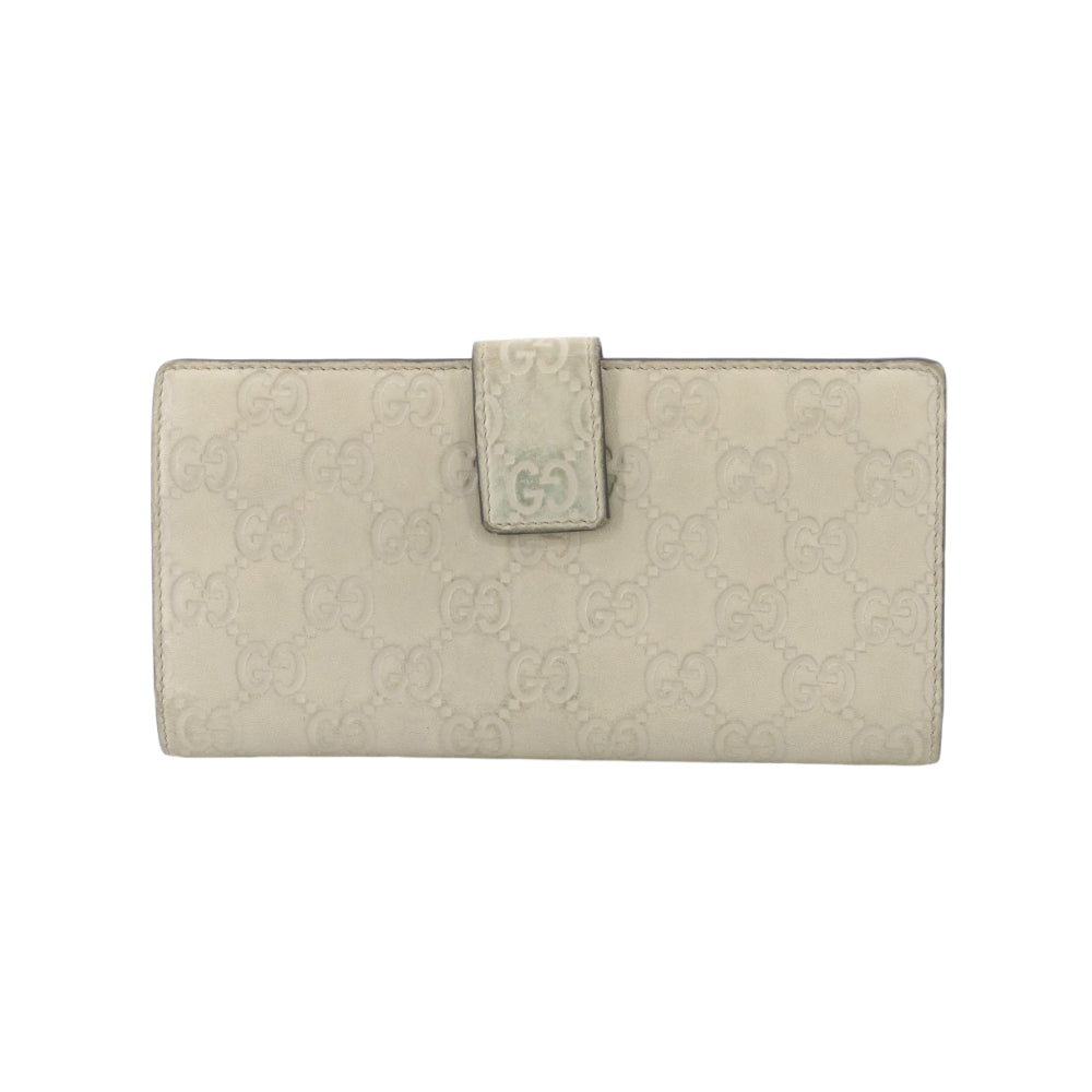 Beige Sima Long Wallet