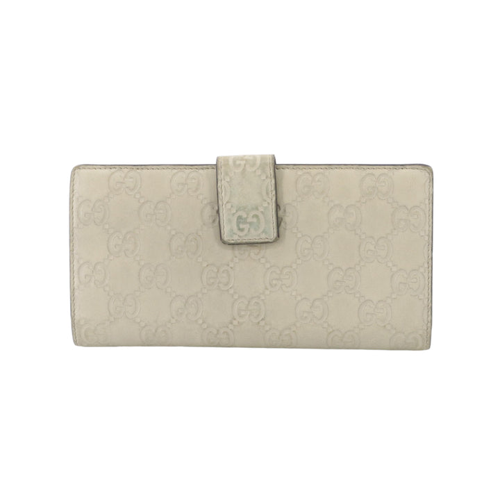 Beige Sima Long Wallet