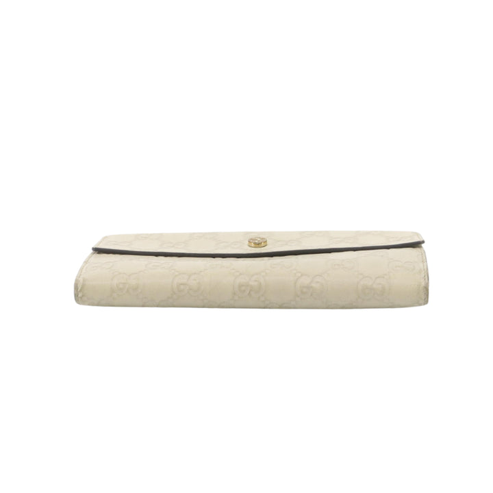 Beige Sima Long Wallet