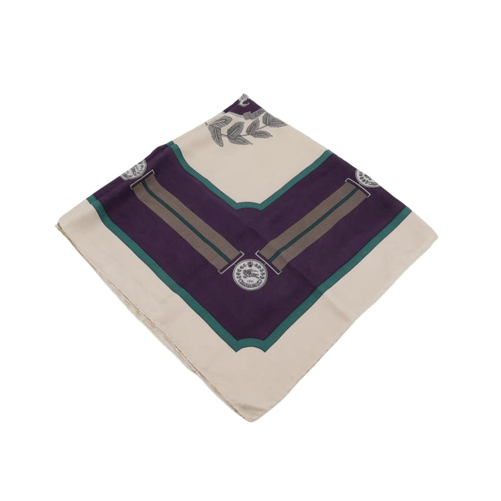 Beige Silk Scarf