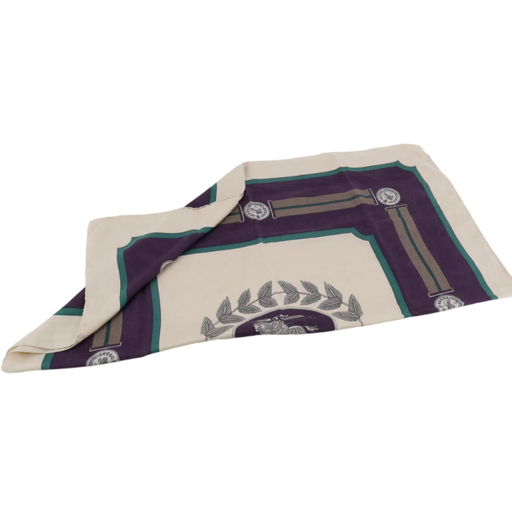Beige Silk Scarf