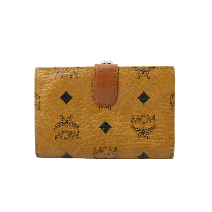Brown Visetos Compact Wallet